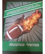 Game Time Football 2-Pocket Portfolio Folders 3-Hole Punch School - $317.61 MXN