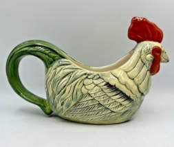 John Derian for Target Stoneware Fall Rooster Gravy Boat NWT - £22.72 GBP