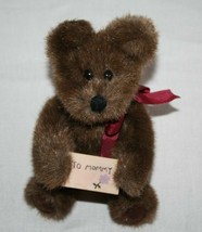 Boyds Teddy Bear 6&quot; To Mommy Letter to Mom Plush Stuffed Mothers Day Sof... - $14.52