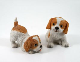 Homco Figurines Cocker Spaniel Playful Puppies # 1407 Vintage Collectable Set  - £11.73 GBP