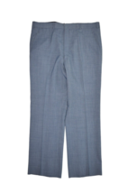 Hickey Freeman Pants Men 36x29 Blue Wool Trousers Flat Front Trousers FR... - £21.59 GBP