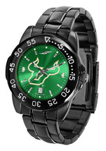 USF South Florida Bulls Men Licensed Fantom Anochrome Watch, Wallet and Dog Tag - £79.73 GBP