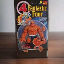 Hasbro Marvel Legends Series Retro Fantastic Four The Thing 6 inch Action Figure - £21.92 GBP