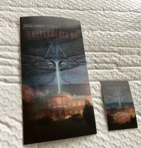 Independence Day Movie Promo Card &amp; Mini Card Lenticular 1995 Action Sci-Fi - £18.62 GBP