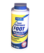 Lucky Super Soft Pure Cornstartch Foot Powder 7 oz.-Brand New-SHIPS N 24... - $5.21 CAD