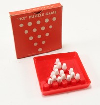 Vintage 1950&#39;s Plastic Kurland Enterprise &quot; KE &quot; Puzzle Game w/ Box - £9.24 GBP