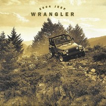 2004 Jeep WRANGLER brochure catalog US 04 SE X Sport Sahara Rubicon - $12.50