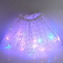 Women Girls Tutu Skirts With Neon LED Light Glow  Ballet Stage Dance Short Dress - £41.62 GBP
