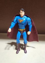 Mattel 2006 DC Comics Superman Returns 5.5&quot; Action Figure w/ Cloth Cape Loose - £9.26 GBP