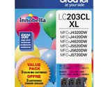 Brother Printer LC2033PKS Multi Pack Ink Cartridge, Cyan/Magenta/Yellow - £39.38 GBP