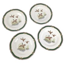 Vintage Set of 4 Noritake MARSHLANDS 8.5&quot; Salad Plates Ducks Birds Homec... - £34.09 GBP