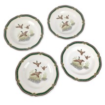 Vintage Set of 4 Noritake MARSHLANDS 8.5&quot; Salad Plates Ducks Birds Homec... - £34.61 GBP