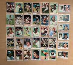 1978 TOPPS STAR PLAYER/MANAGER BASEBALL CARDS SET OF 36 CONDITIONS VARY - £15.11 GBP