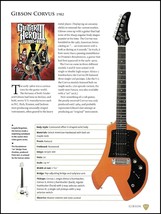 The 1982 Gibson Corvus electric guitar history article with specs - £3.32 GBP
