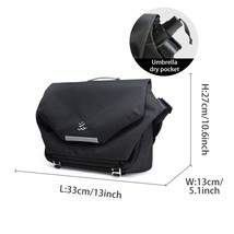 Premium Solid Men&#39;s Crossbody Bag Reflective Large Capacity Multifunction Oxford - £55.70 GBP