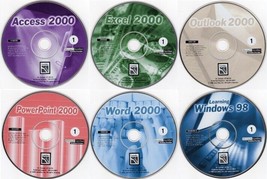 Learnkey Office 2000 Training (6-PC-CDs, 1999) For Windows - New C Ds In Sleeve - £5.49 GBP