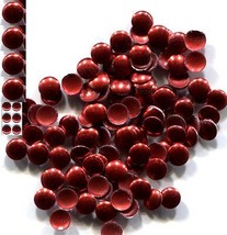 Round Smooth Nailheads 1.5mm  RED Hot Fix  1.5 mm    2 Gross  288 Pieces - $5.79