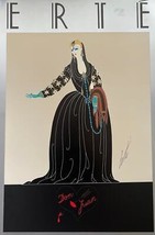 Erte Don Juan Firmado a Mano Litografía Art Déco Mujer Arte - £994.25 GBP