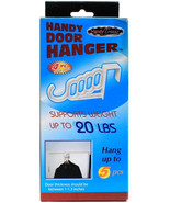 Handy Door Hanger 4 Pc Value Pack Supports Up To 20 Lbs Hang 5 Pieces Each - $16.45 CAD