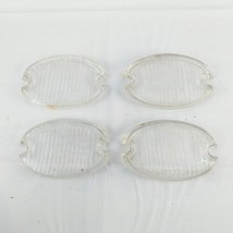 4pc 1959 Cadillac Fleetwood Clear Glass Fog Turn Signal Lens Guide AF5-59 RH LH - £318.45 GBP