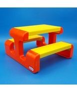 Little Tikes Dollhouse Picnic Table Orange Yellow Replacement Funiture V... - £13.62 GBP