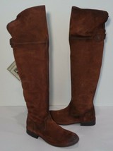 Frye Size 7 M SHIRLEY Brown Leather Over The Knee Riding Boots New Womens Shoes - £387.58 GBP