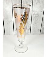 Vintage Libbey Golden Leaf Mid-Century Pilsner Glass 12 oz Barware - $218.96 MXN