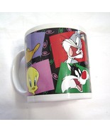 Vintage Warner Bros Looney Tunes XL Coffee Mug Tweety Bugs Sylvester Daf... - £10.23 GBP