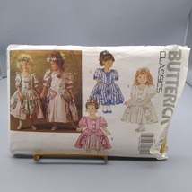 Vintage Sewing PATTERN Butterick 5821, Classics Average 1991 Girls Dress - $10.70