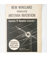 1961 Winegard Antenna Amplifier Advertisement Vintage Communications DWF28 - $381.30 MXN