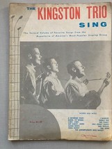 THE KINGSTON TRIO SING-VOL 2-SONG BOOK-SHEET MUSIC 1959 - $8.30