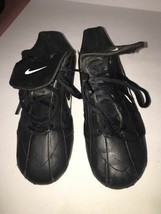 NIKE Black RIBBIE JR. (BG) Soccer Softball Cleats Youth Size 4Y Nice Condition - £11.08 GBP