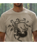 Unisex Ancient Tattoo Tshirt Siberian Ice Maiden Mummy Outdoor Deer Natu... - $29.65 CAD+
