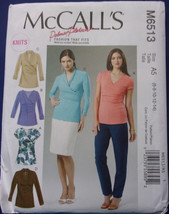 McCall’s Misses Tops Size 6-14 #M6513 Uncut - £3.93 GBP