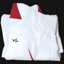 Mens XL White Baseball Pants 38x35 Adult Red Side and Back Pockets Alleson - £26.59 GBP