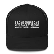 I Love Someone with Down Syndrome Embroidery Cap | Down Syndrome Embroidery Truc - £23.50 GBP