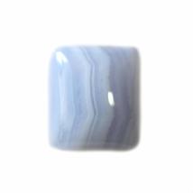 10.99 Carats TCW 100% Natural Beautiful Blue Lace Agate Square Cabochon Gem by D - £12.38 GBP