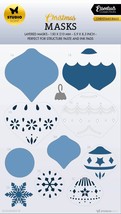 Studio Light Essentials Stencil 5.90&quot;X8.25&quot;-Nr. 218, Christmas Balls SMA... - $11.49