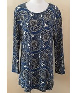 Magellan&#39;s Travel Gear Ladies Reversible Paisley Long Sleeve Top XL Pack... - $375.38 MXN