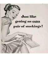 1947 Lux Thrifty Stockings Advertisement Beauty Fashion Accessories DWPP22 - €17,34 EUR