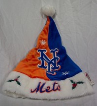 New York Mets Mlb Baseball Soft Christmas Santa Hat New - £13.06 GBP