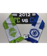 New Adidas MLS Soccer Scarf Acrylic Chelsea vs Seattle Sounders 2012 - $34.28 CAD