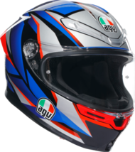 AGV Adult Street K6 S Slashcut Helmet Black/Blue/Red 2XL - £510.90 GBP
