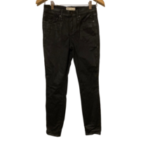 Gap Womens True Skinny Jeans Black Coated Denim Dark Wash 5-Pockets 27 - £14.69 GBP