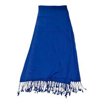 Bijoux Terner Royal Blue Viscose Fringe Scarf Shawl Wrap NWT - $19.80