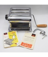 La Nuova Altea Hand Crank Pasta Machine Complete w/Manual made in Italy - £38.69 GBP