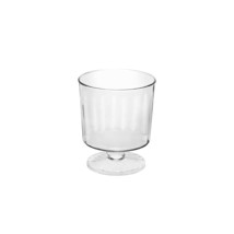 Party Essentials Disposable Plastic 2-Ounce Mini Stemware Glasses, for Wine Tast - $25.99