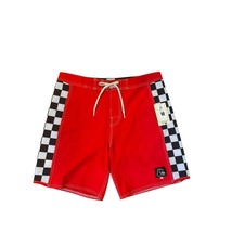 Quiksilver Men Original Arch 18&quot; Board Swimming Shorts Red Size 33 - $20.95