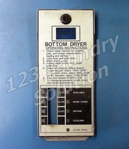 Bottom Dryer (Grey) Control Faceplate W/ Graphics Speed Queen P/N: 430904 [Used] - £7.78 GBP