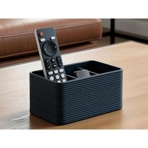 Desk Organizer Storage Caddy 4 Compartment Box TV Remote Holder Makeup O... - $14.70